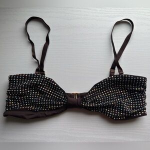 Beach Riot Black Studded Bikini Top